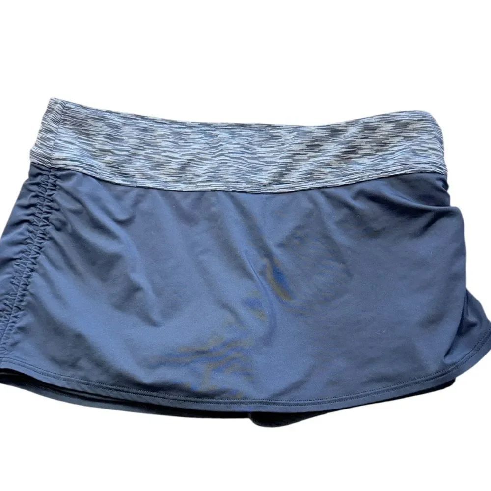 TYR Black Swim Skort With Synge Sides
